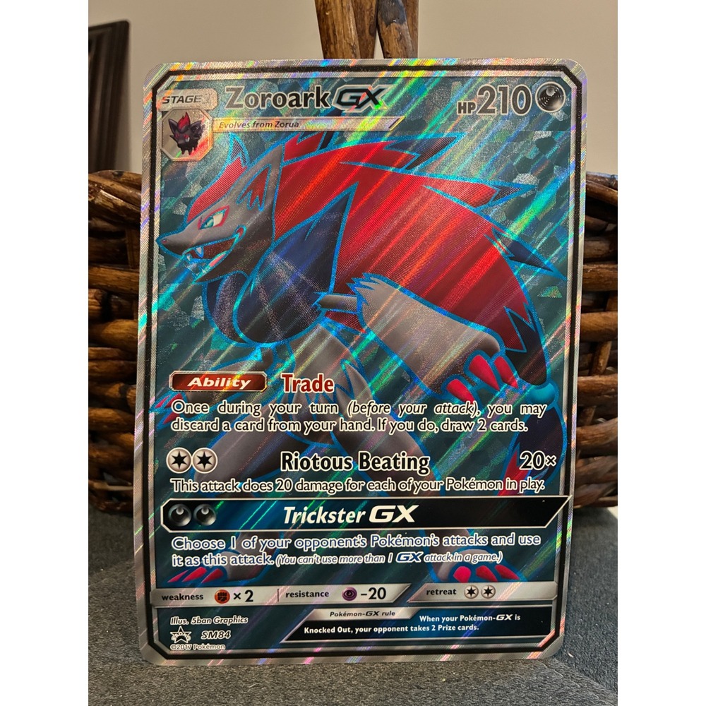 JUMBO Over Sized Zoroark GX Full Art SM84 Promo Black Star Promos Pokemon Card